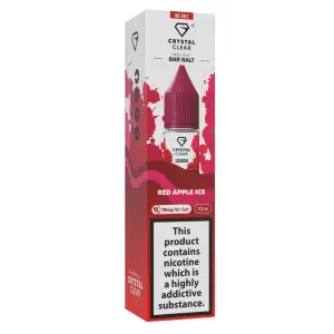 Red Apple Ice Nic Salt E-Liquid by Crystal Clear Bar Salts 10ml